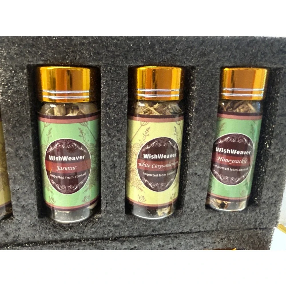 Wishweaver Premium Whisky Infusion Kit 2 Decanters 14 Spices Whiskey Stones Set